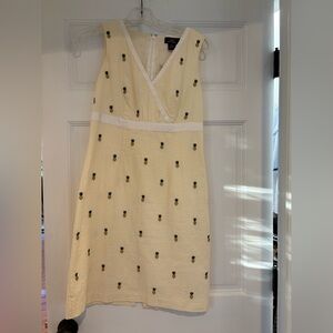 Yellow Pineapple Print Dress